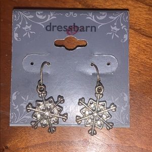 Christmas snowflake earrings